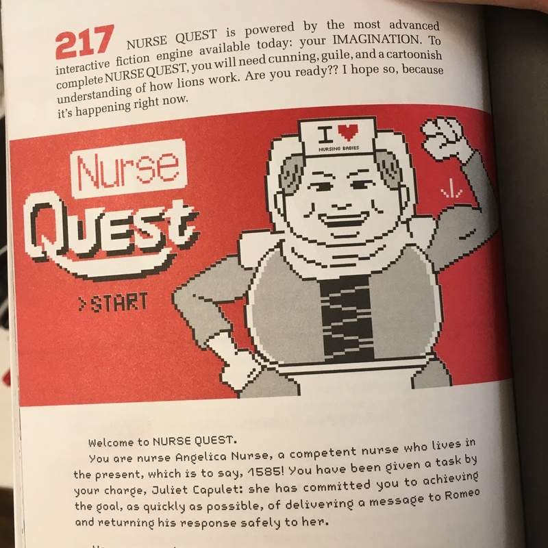 For instance, you can start a choose-your-own-adventure-story...within a choose-your-own-adventure story.